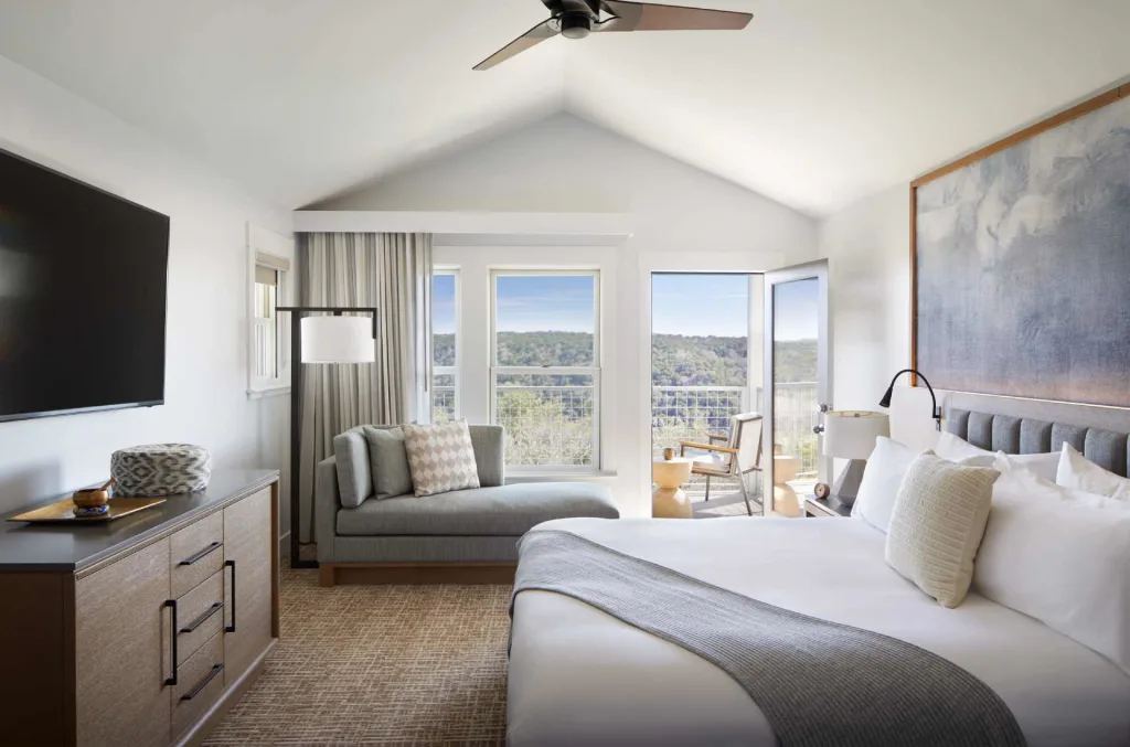 King room at Miraval Austin